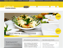 Tablet Screenshot of cowerk-catering.de